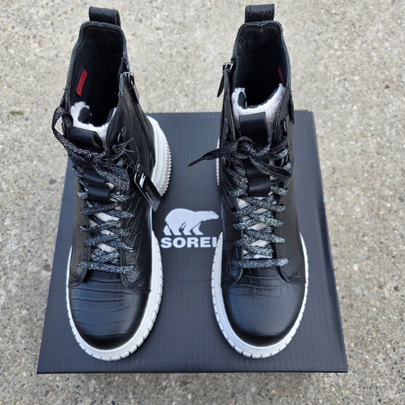 Sorel Lace Lux Boots Women Size 9 - Picture 5 of 13